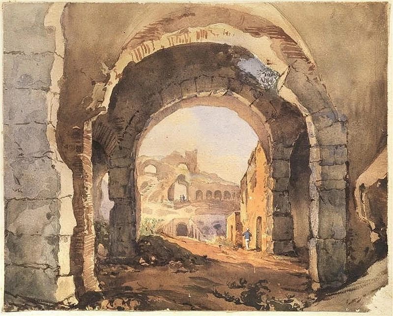 Scorcio di rovine